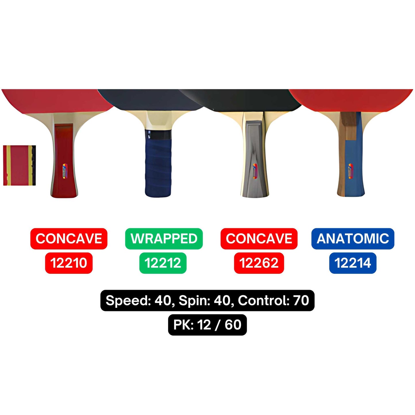 Swiftflyte™ Blizzard Table Tennis Rackets