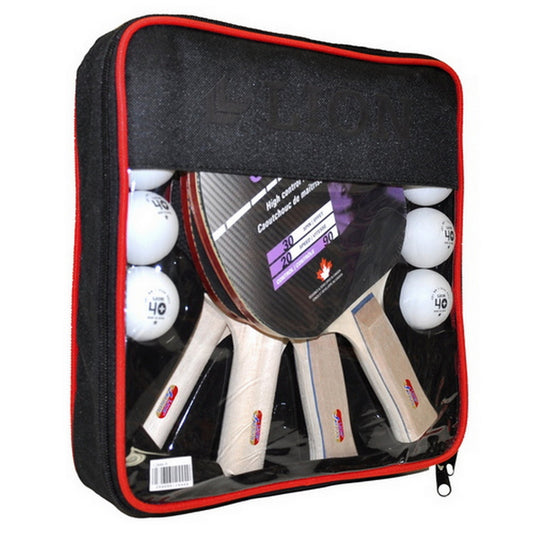Swiftflyte Storm 4-player Table Tennis Racket & Ball Set
