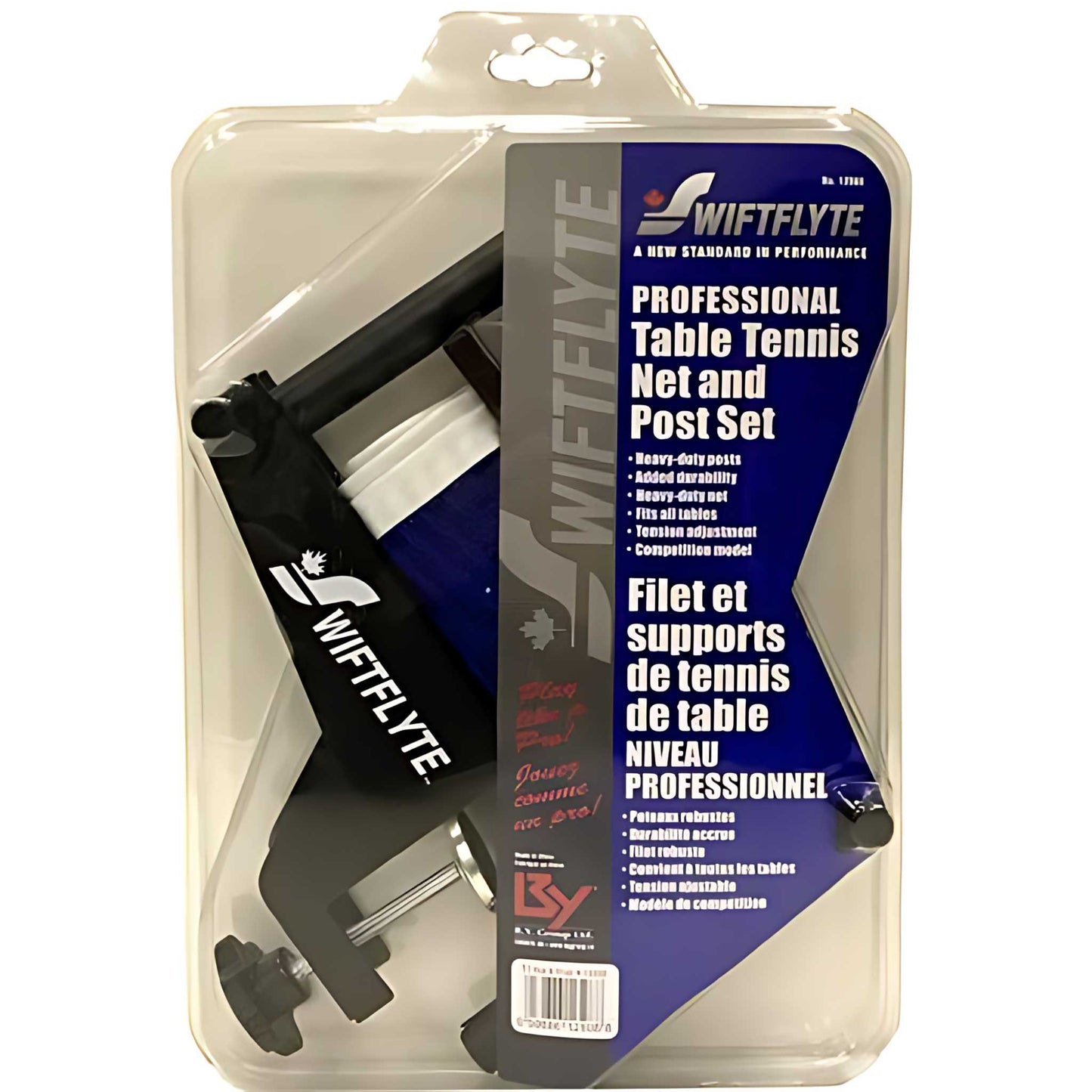 Swiftflyte™ Professional Table Tennis Net & Post Set