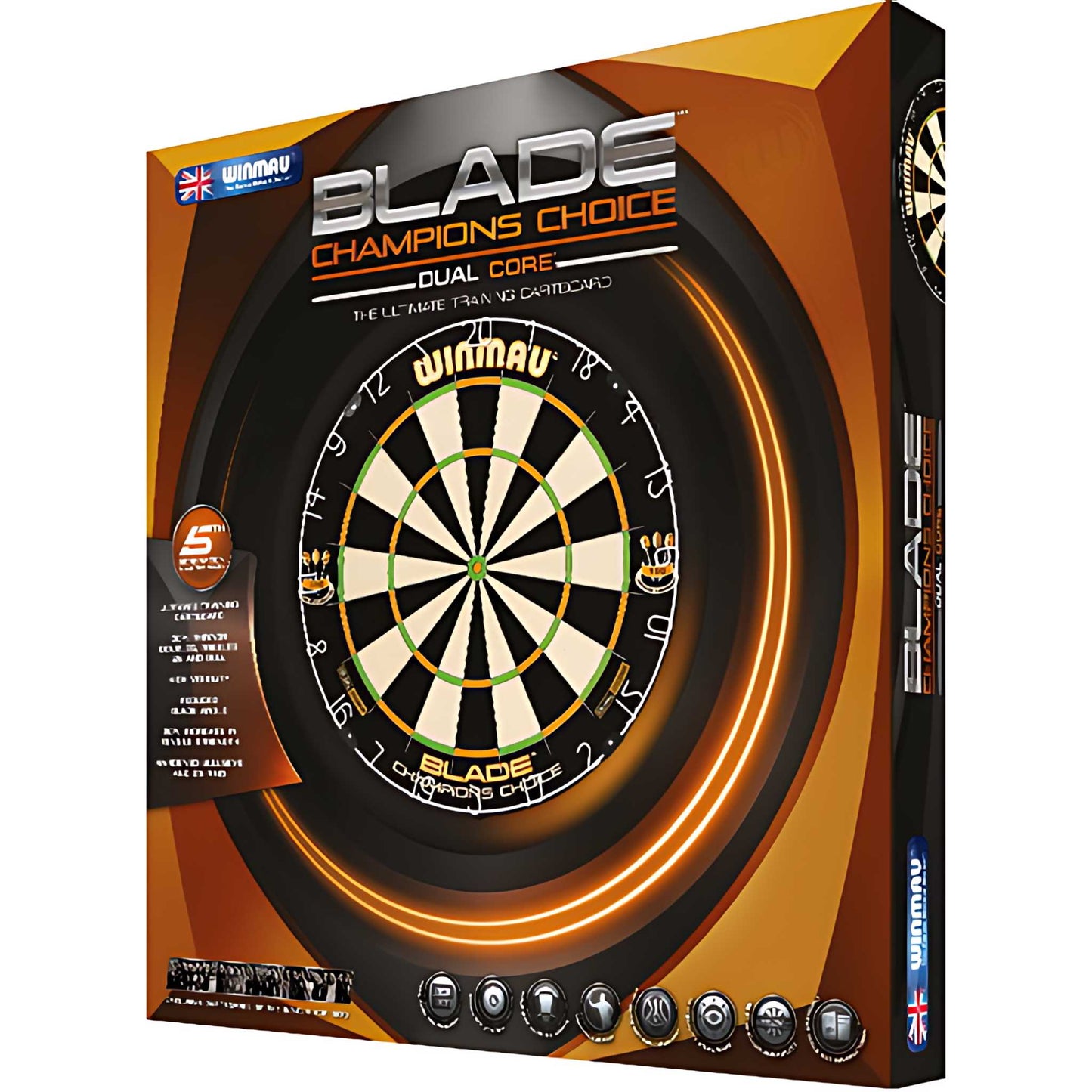 Winmau® Champion's Choice Blade 5 Dual Core Dartboard