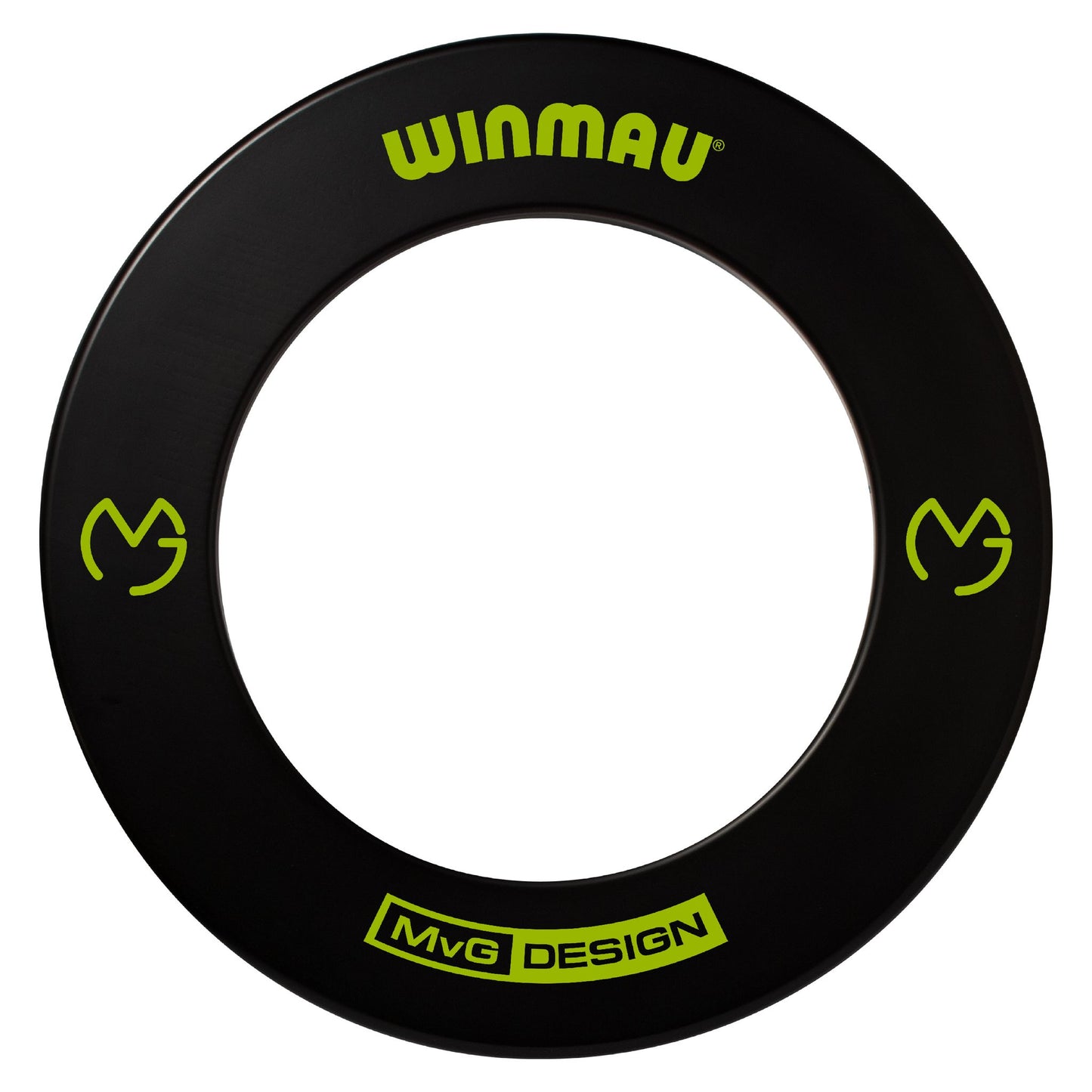Winmau® MvG Dartboard Surround, 1-pc, Black/Green