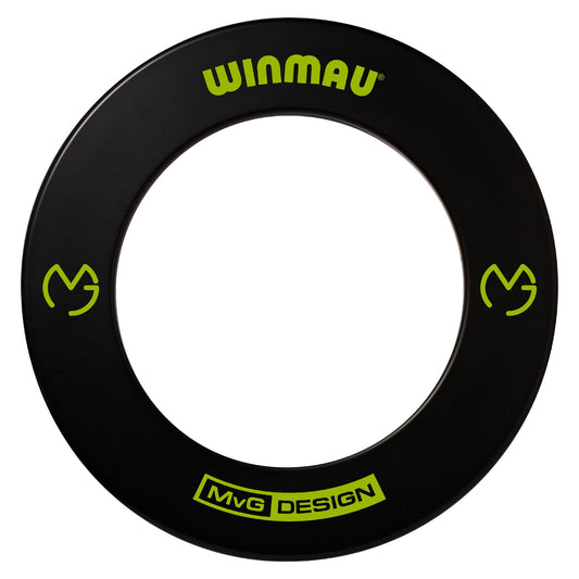 WinmauĀ® MvG Dartboard Surround, 1-pc, Black/Green