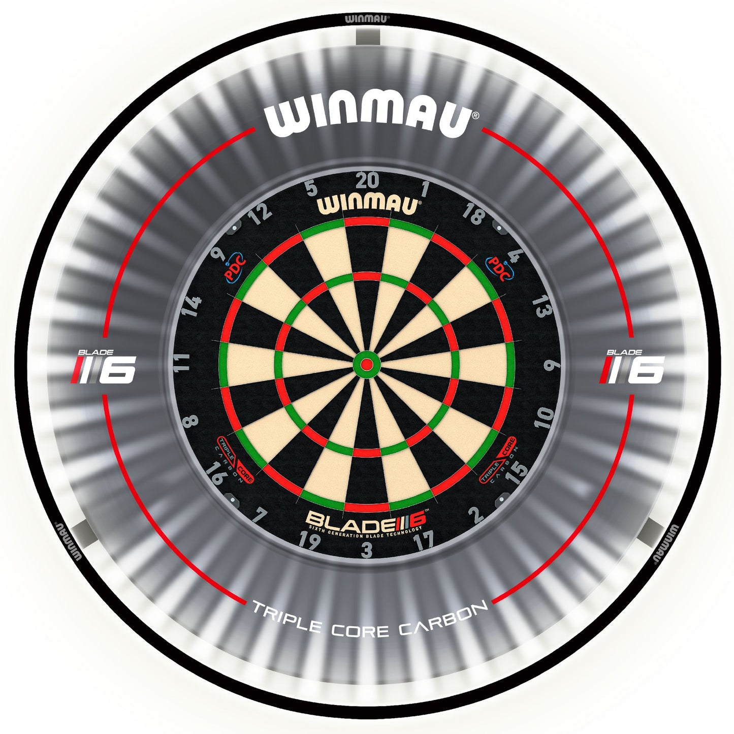 Winmau® Plasma 360° Dartboard Light