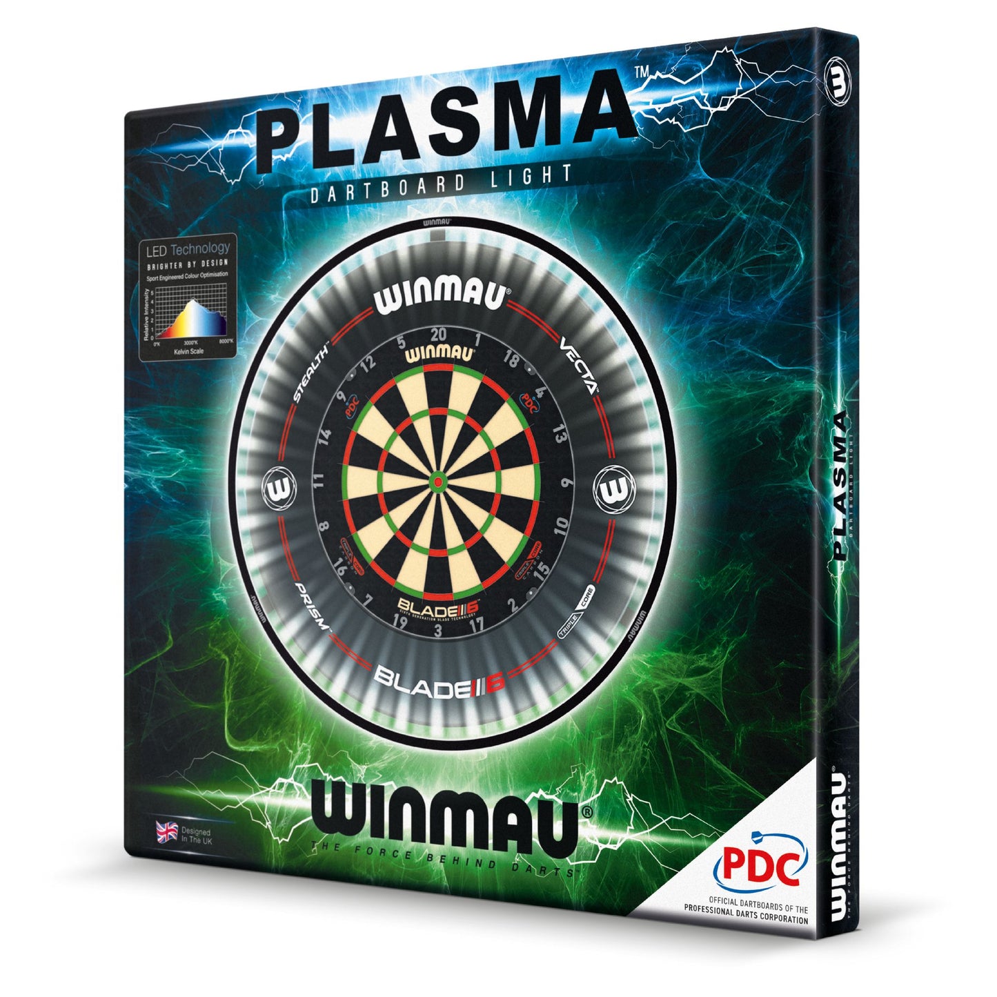 Winmau® Plasma 360° Dartboard Light