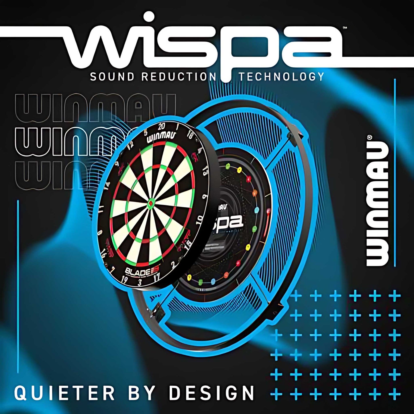 Winmau® Wispa Sound Reduction System for Dartboards