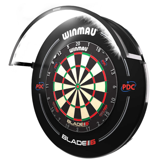 WinmauĀ® Wispa Dartboard Light, Exclusively Compatible with the Wispa Sound Reduction System