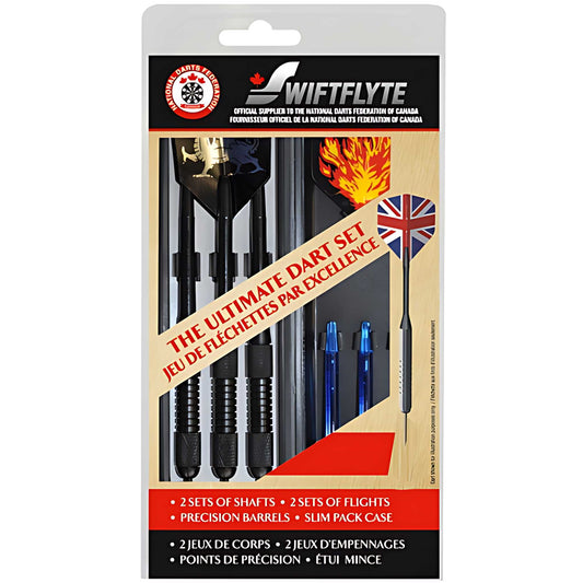 Swiftflyte Darts Gift Set - Black Brass