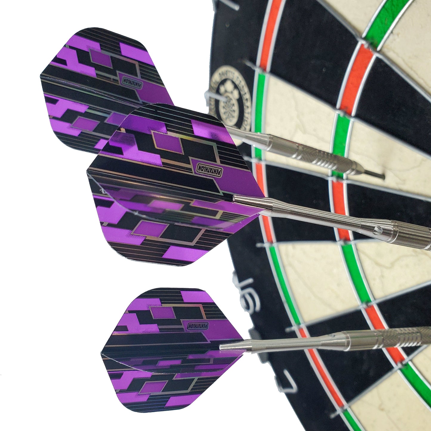 Swiftflyte™ Pentathlon Shimmer Standard Hologram Dart Flights