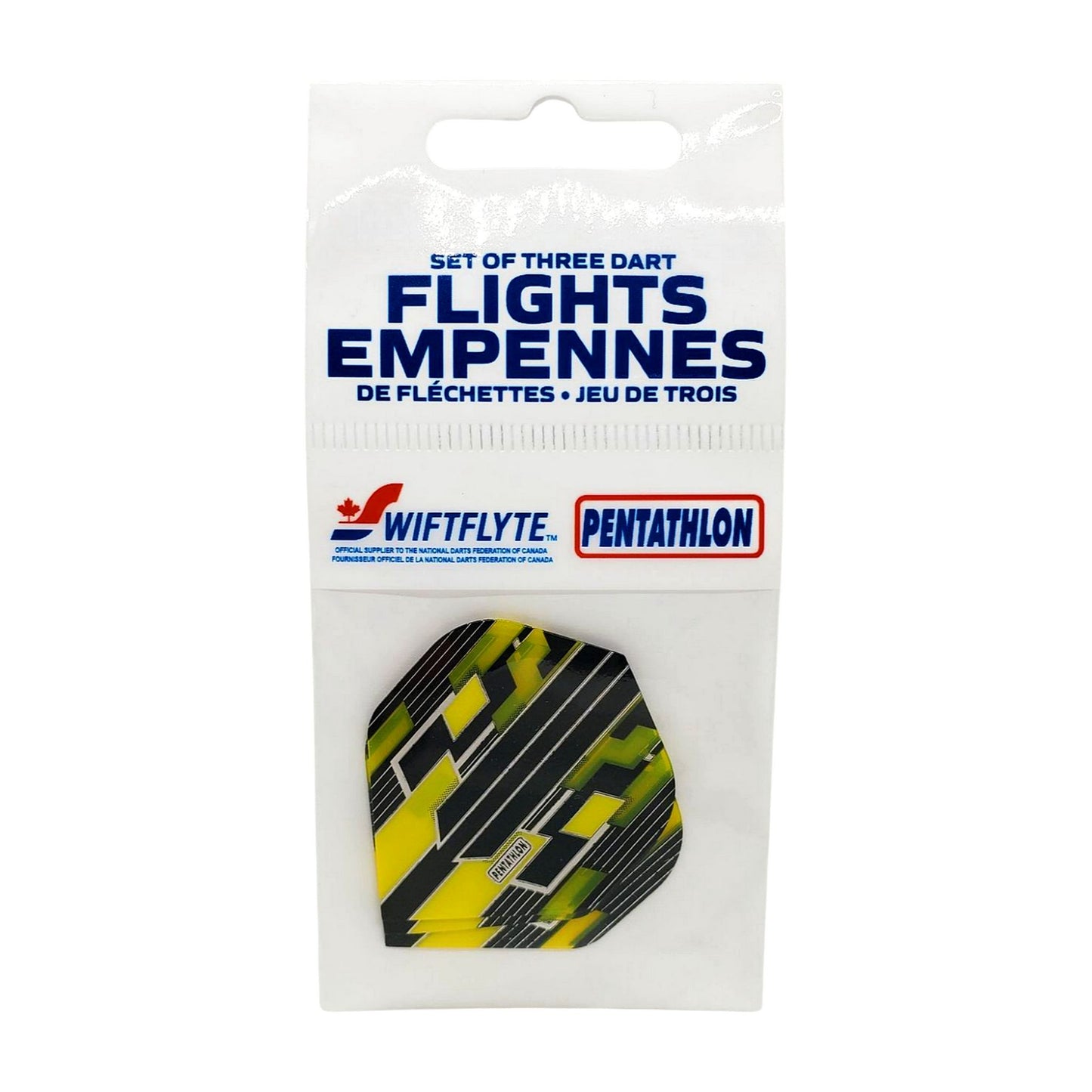 Swiftflyte™ Pentathlon Shimmer Standard Hologram Dart Flights