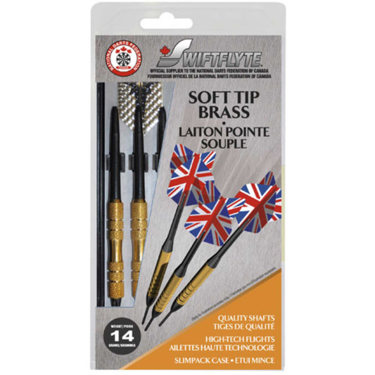Swiftflyte Soft Tip Brass Darts