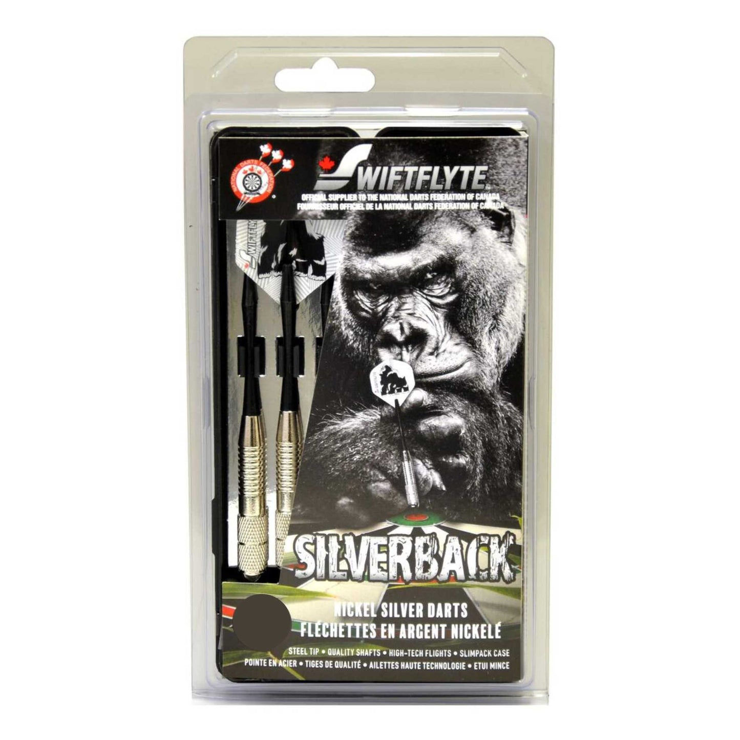 Swiftflyte Silverback Nickel Silver Darts
