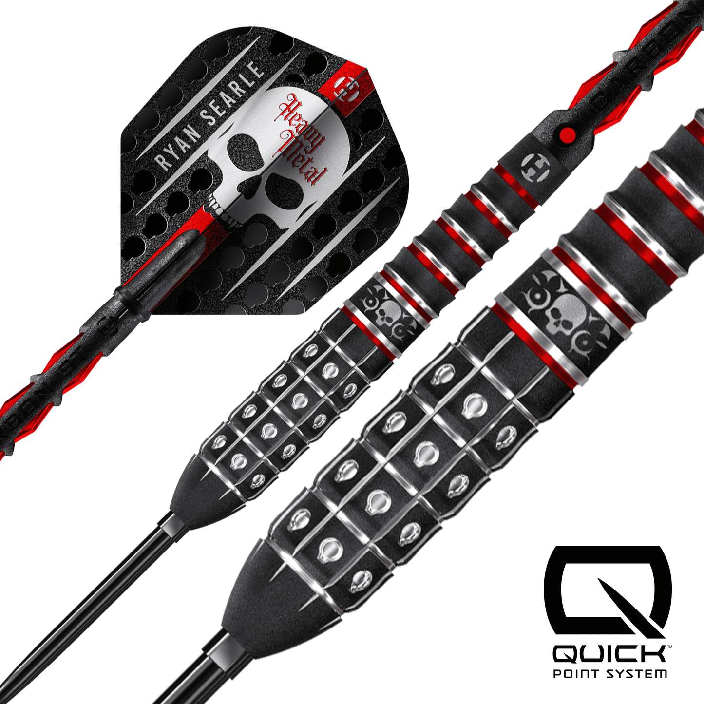Harrows Ryan Searle 90% Tungsten Series 3 Quick Point Darts