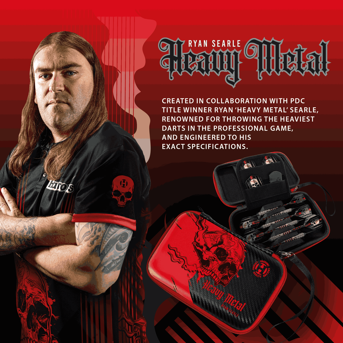 Ryan Searle Pro 6 Darts Case
