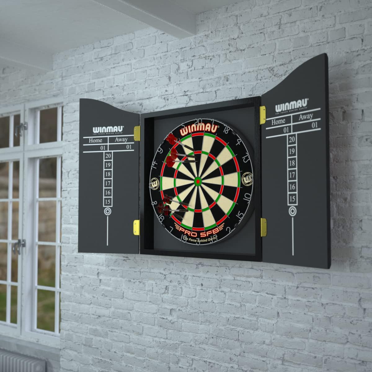 Winmau® Dartboard Cabinet Man Cave