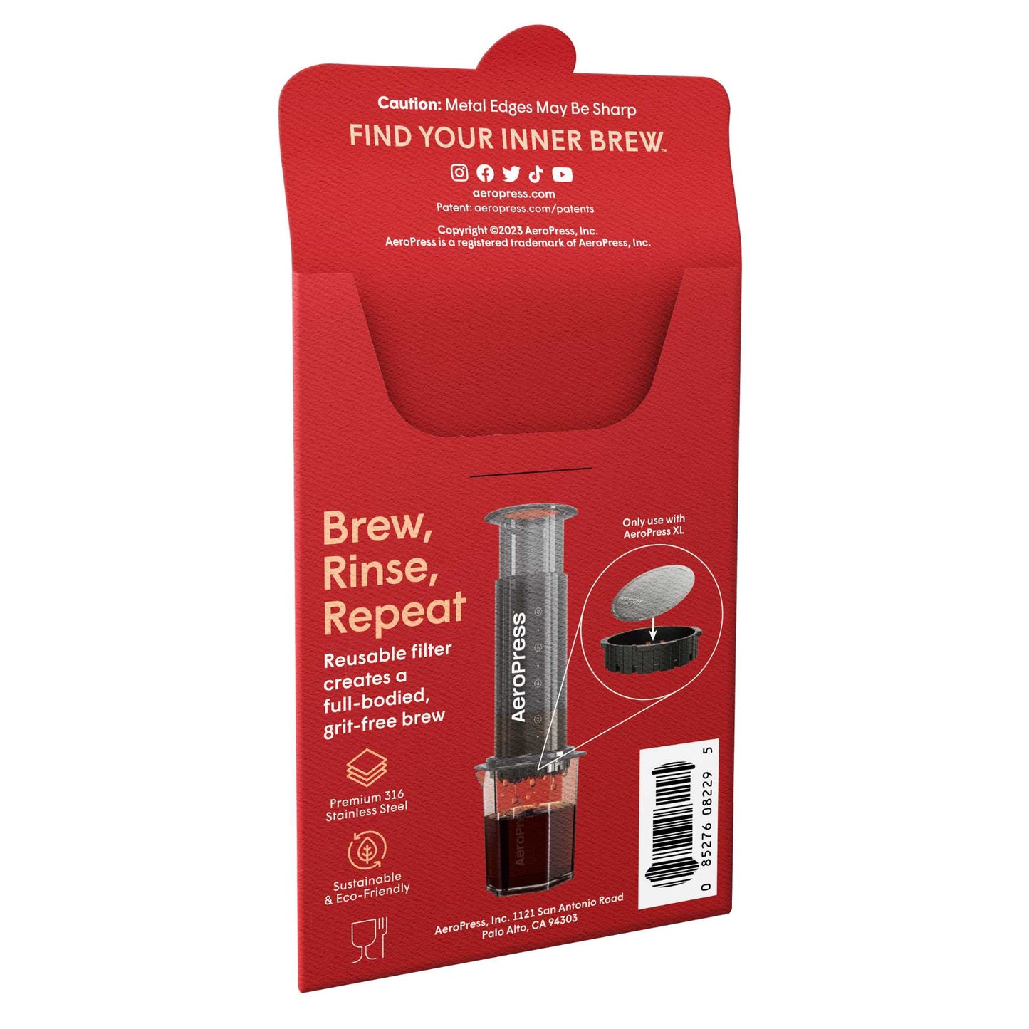 AeroPress® Stainless Steel Filter - XL