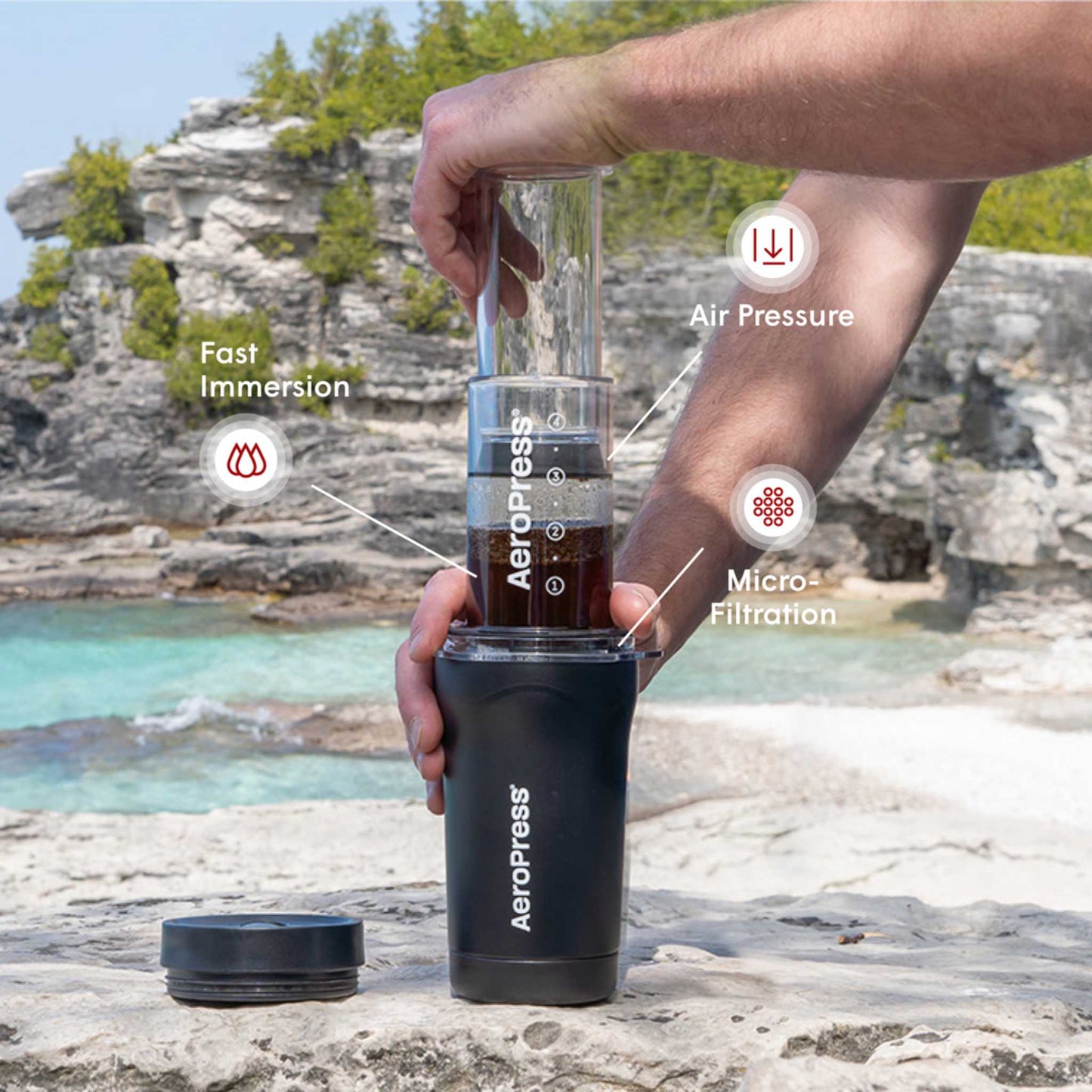 AeroPress Go® Plus Travel System