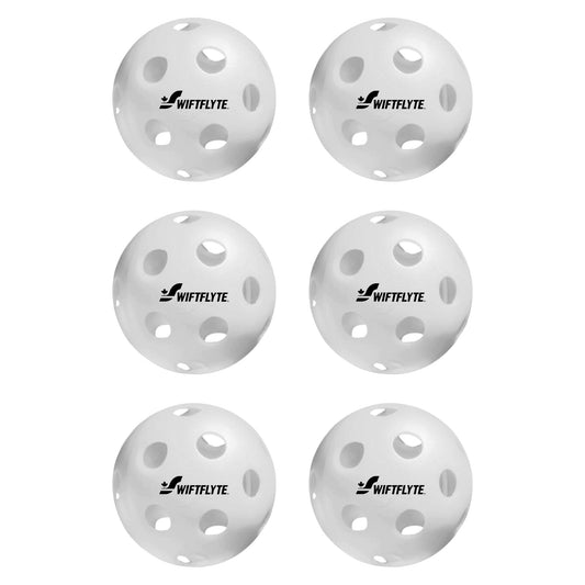 Swiftflyte Multi-Surface Pickleballs, 6 Pack