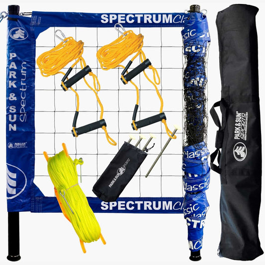 Park & Sun SportsĀ® Spectrum Classic Outdoor Volleyball Set