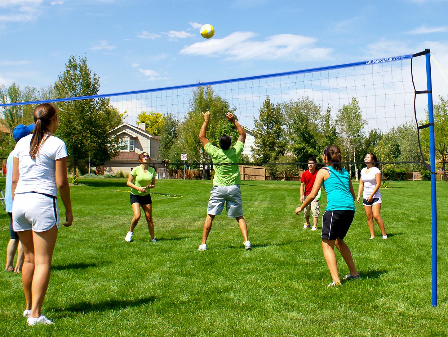 Park & Sun Sports® Spiker Sport Steel Outdoor Volleyball Net System