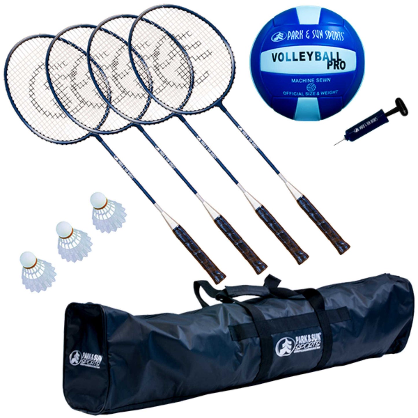 Park & Sun Sports® Volley Sport® Complete Volleyball & Badminton Combo Net System
