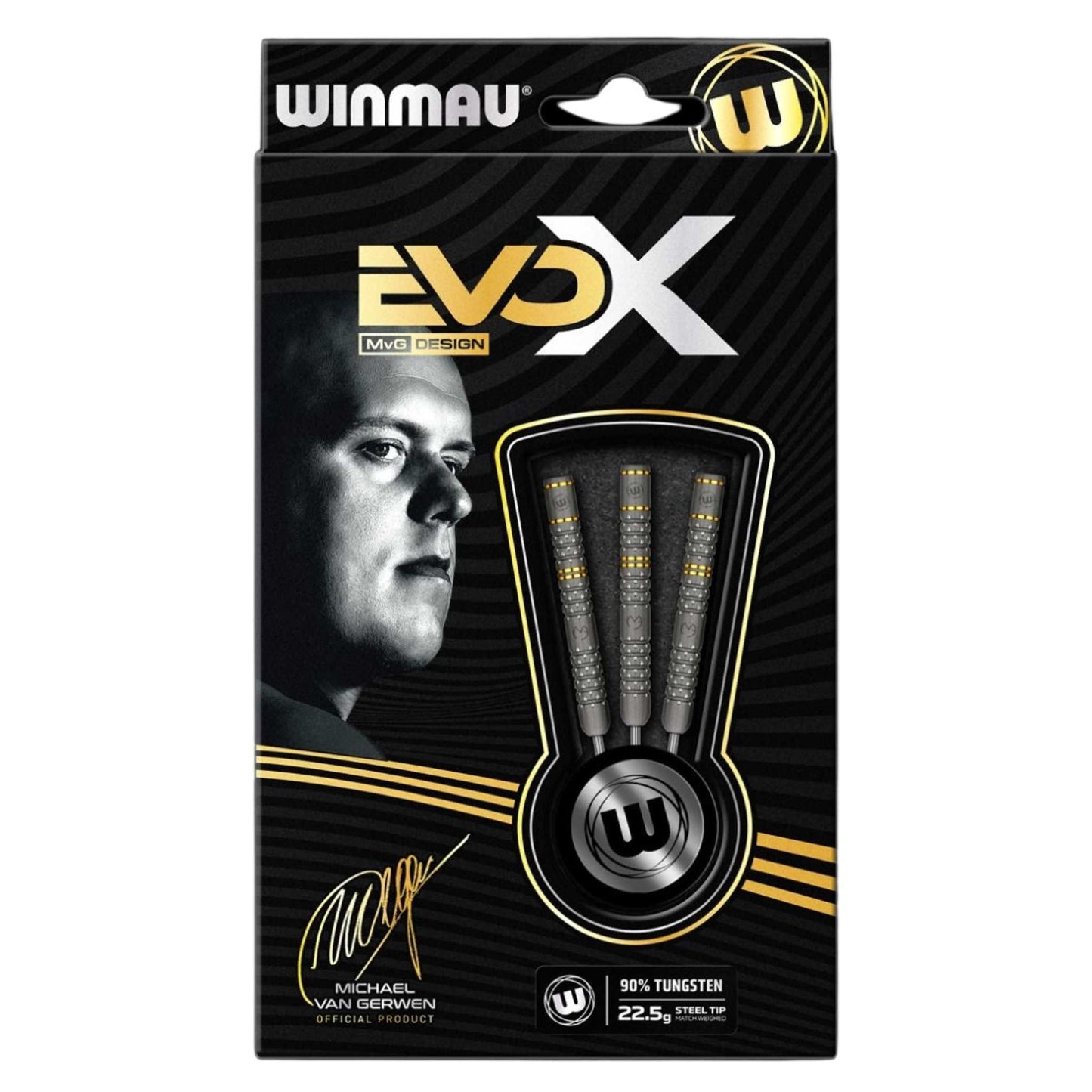 Winmau® MvG EvoX 90% Tungsten Darts