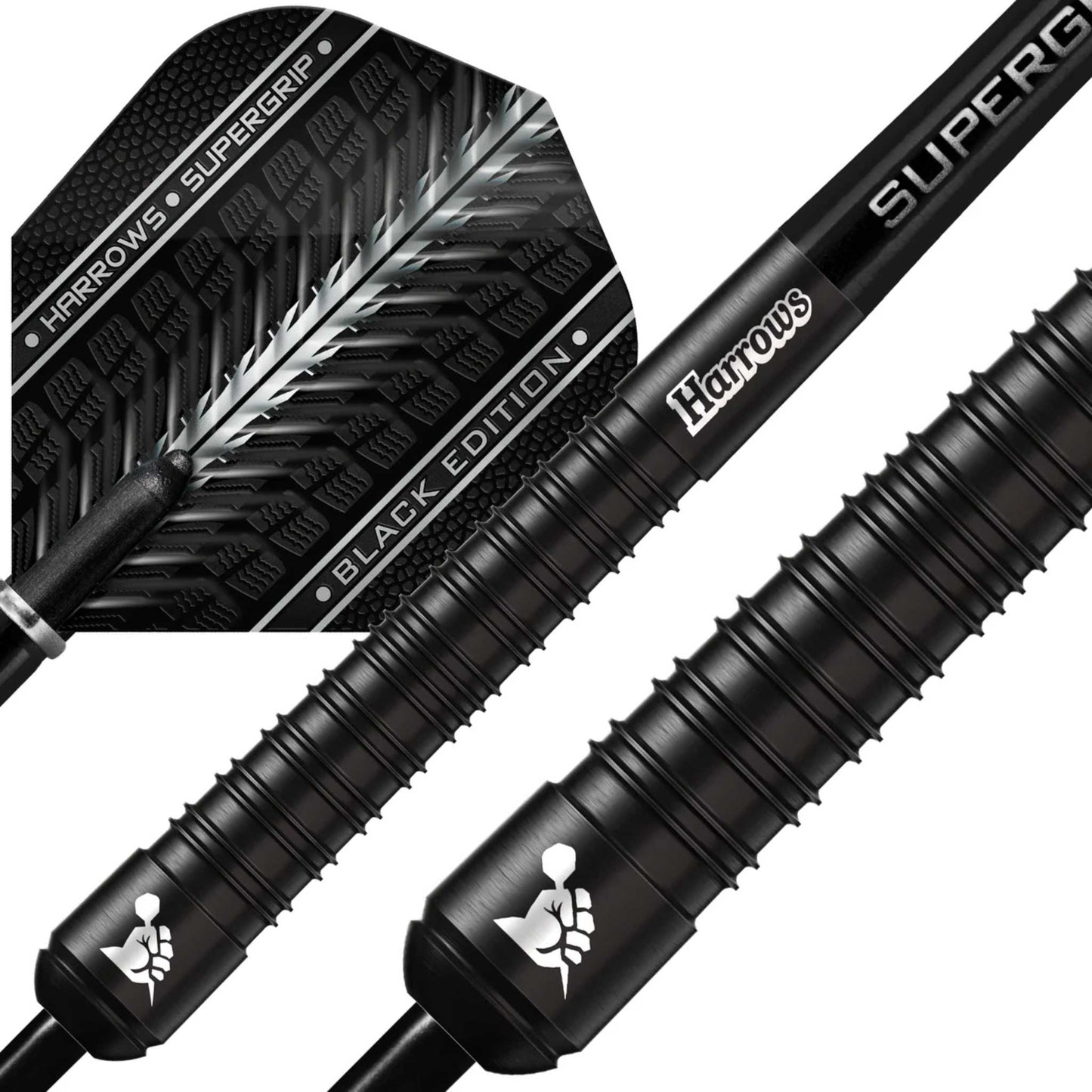 Harrows Supergrip Black Edition 90% Tungsten Darts