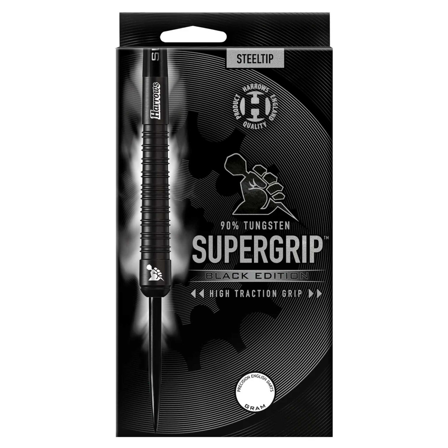 Harrows Supergrip Black Edition 90% Tungsten Darts