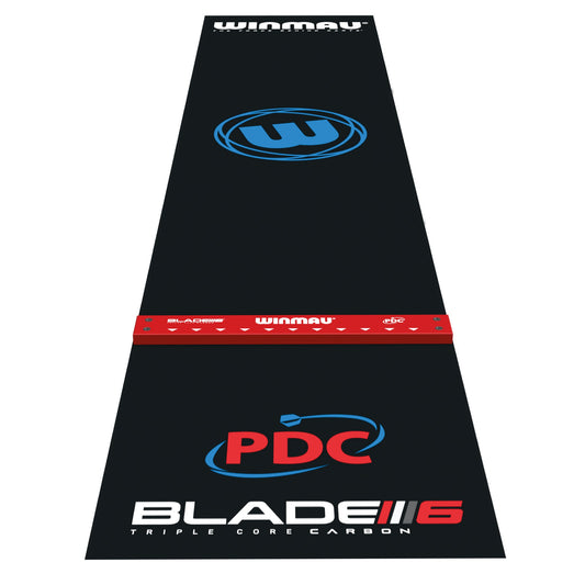 WinmauĀ® Pro Zone Precision PVC Dart Mat & Integrated Oche