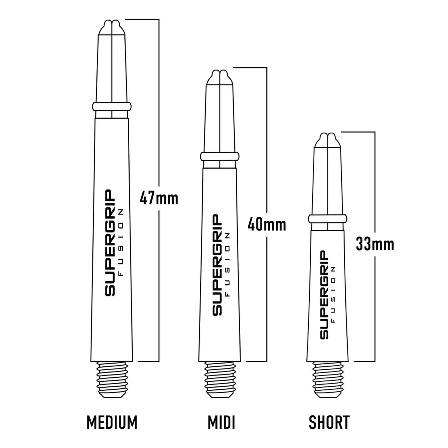 Harrows Supergrip Fusion Shafts