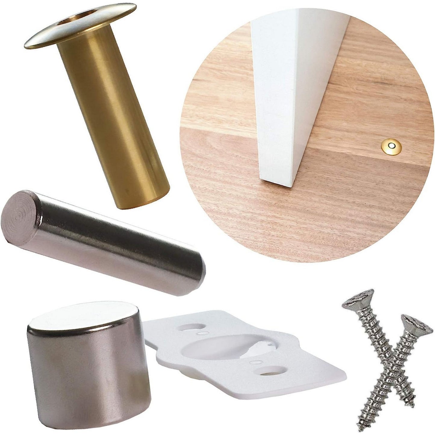 Fantom Magnetic Door Stop with Hold Open Function