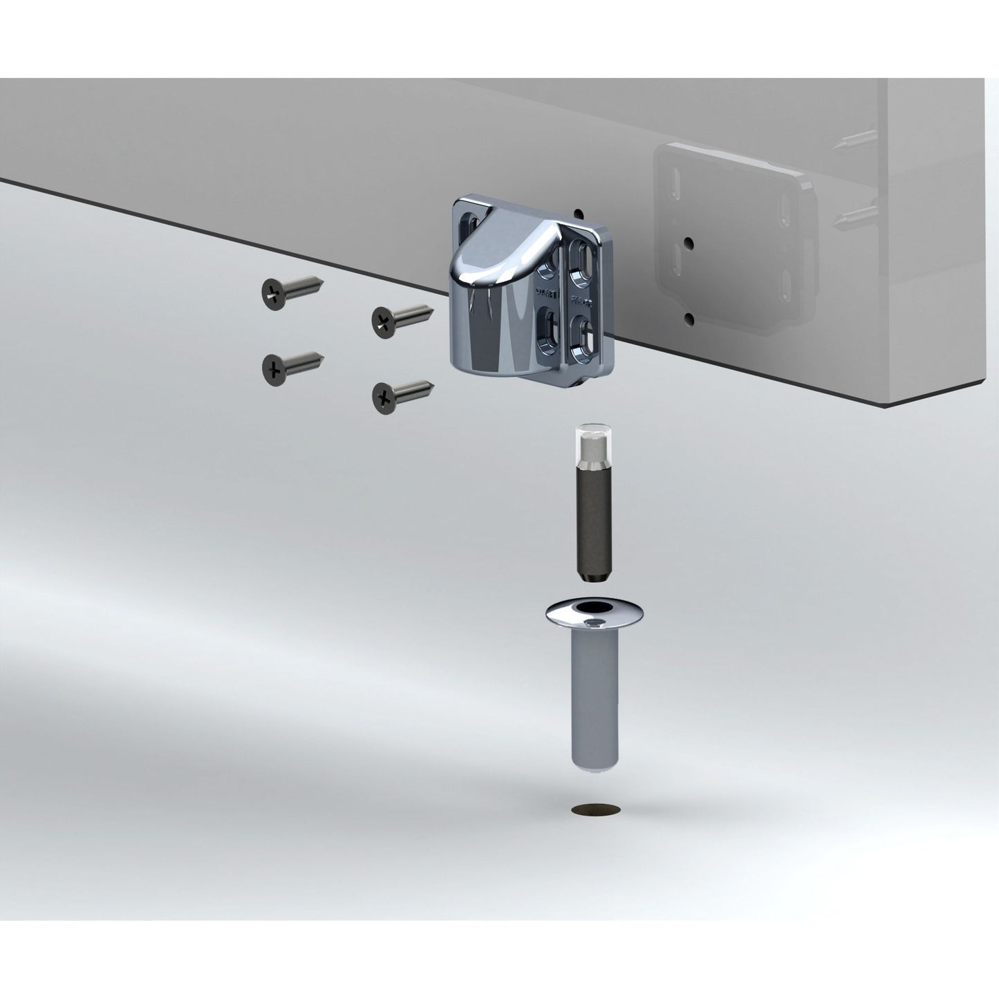Fantom Fire Magnetic Door Stop with Hold Open Function