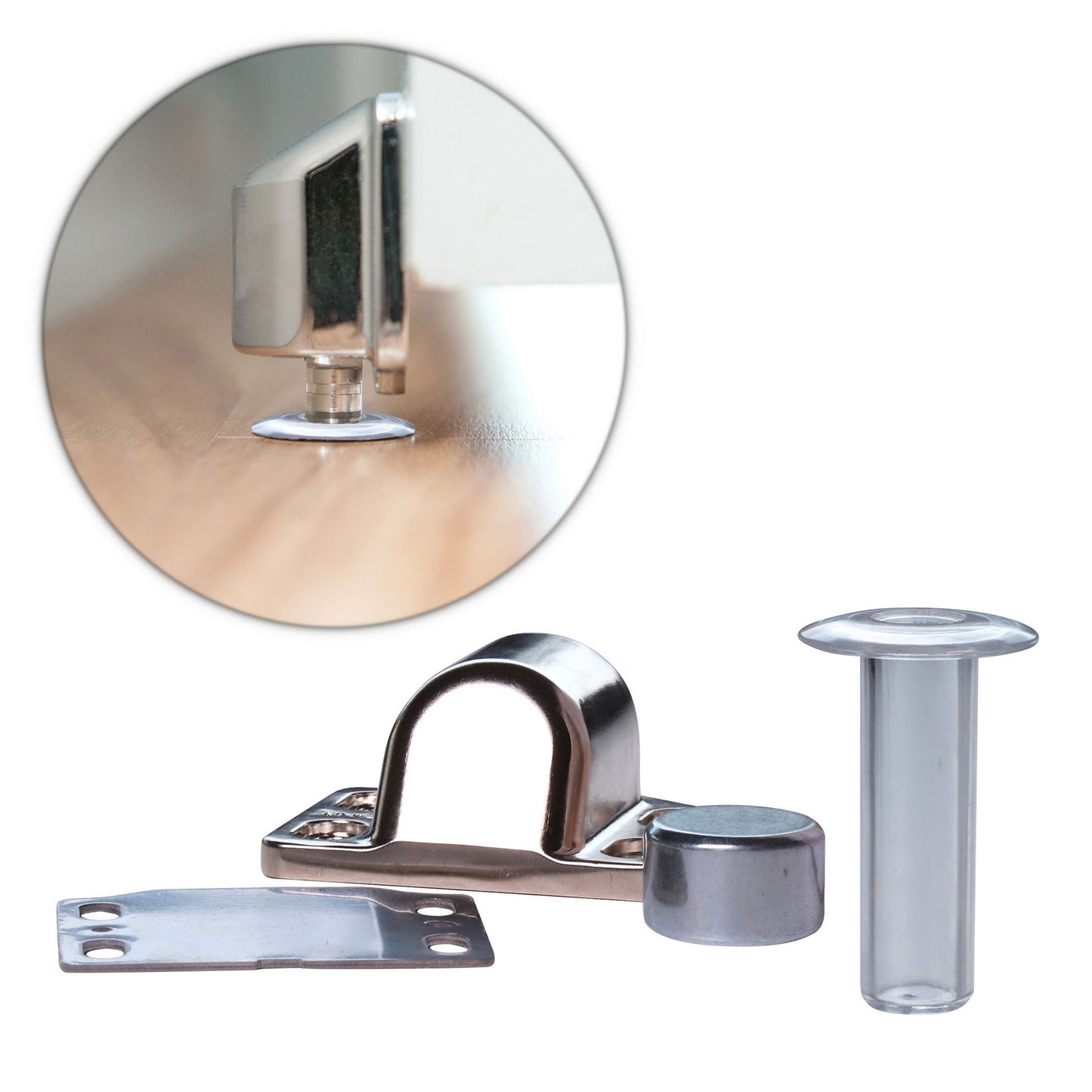 Fantom Fire Magnetic Door Stop with Hold Open Function