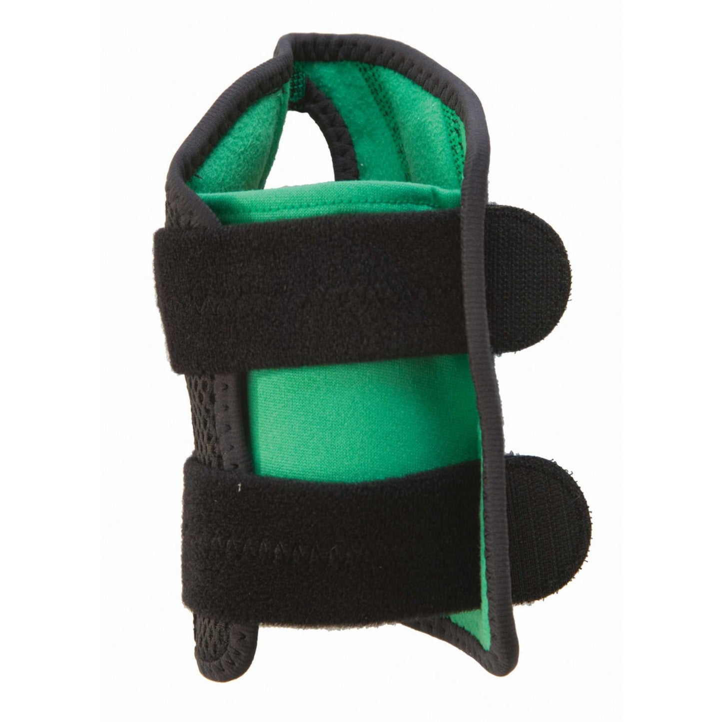 Mueller® Green Fitted Wrist Brace, Left Hand, Unisex, One Size Fits Most - Black
