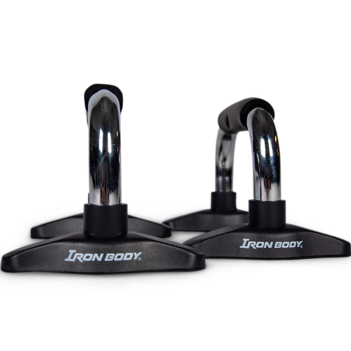 Chrome-Plated Push-Up Bars, Non-Slip