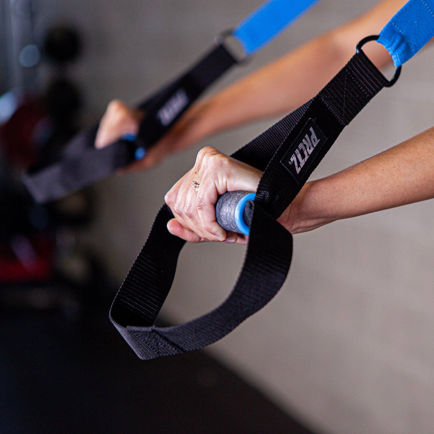 Gravity Training Straps, Suspension Training, Blue