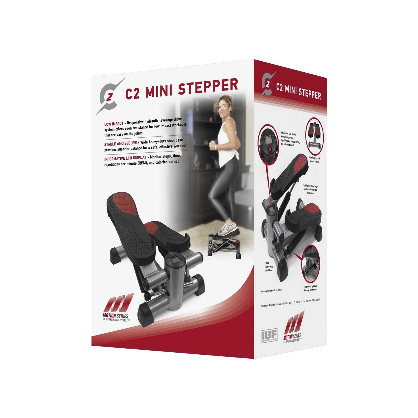 Motion Series C2 Mini Stepper, Hydraulic Step Exercise Machine