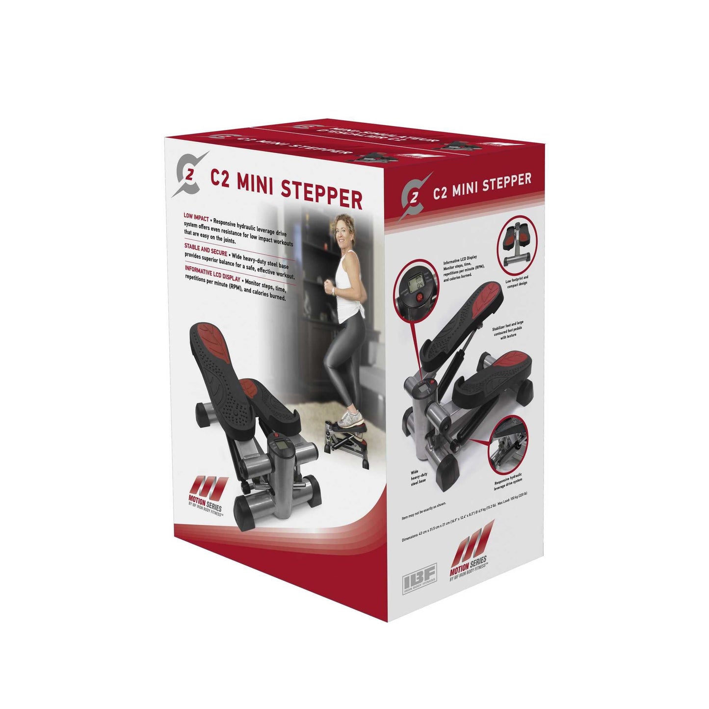 Motion Series C2 Mini Stepper, Hydraulic Step Exercise Machine