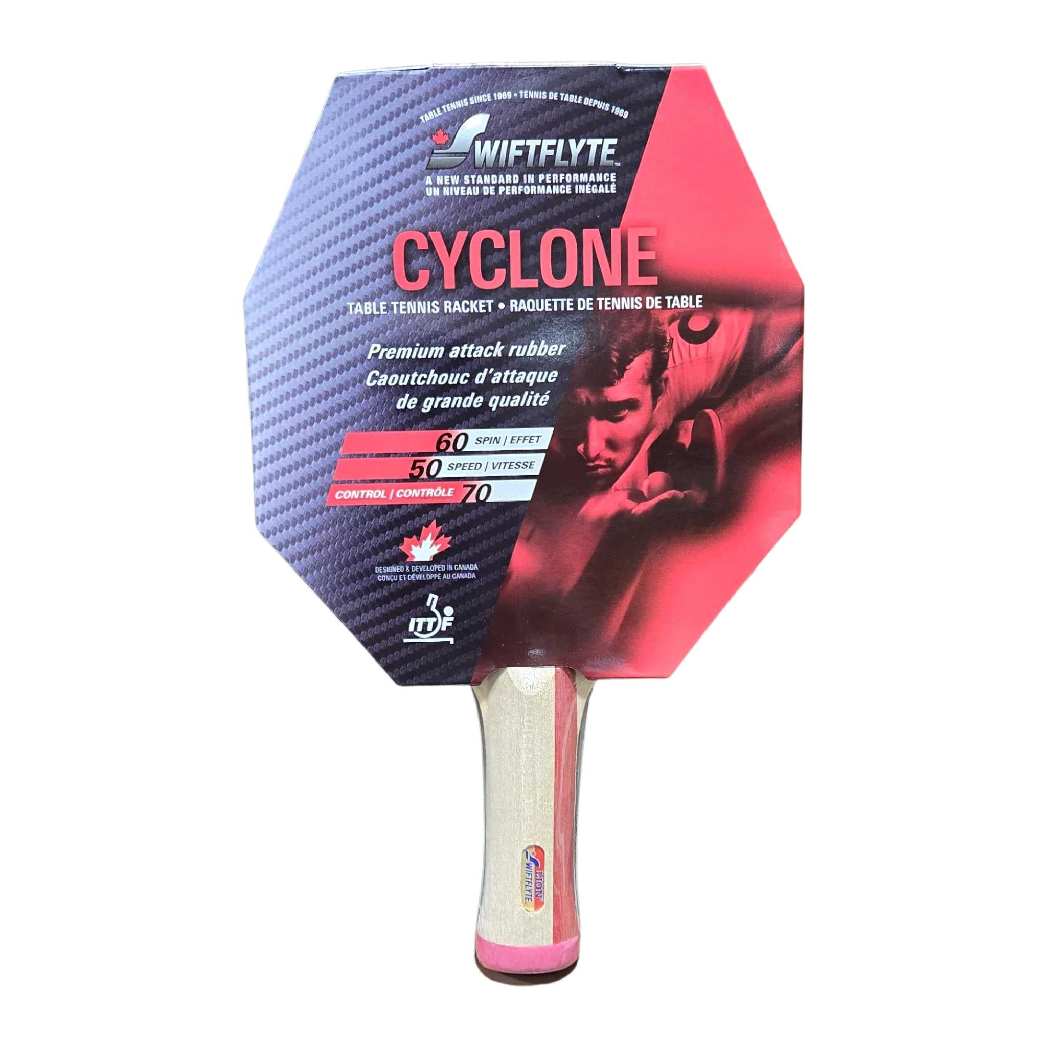 Cyclone Racket Swiftflyte Cyclone Table Tennis Rackets – BY Group Ltd.