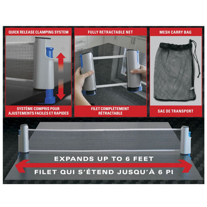 Swiftflyte™ Play it Anywhere! Portable Table Tennis/Ping Pong Complete Game Set