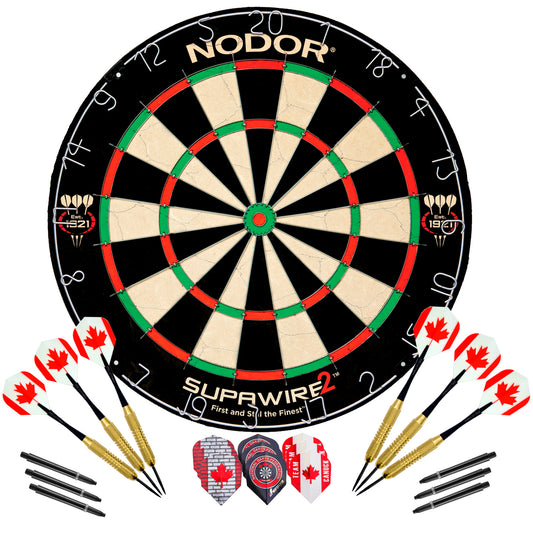 Nodor® SupaWire 2 Dartboard Combo Set