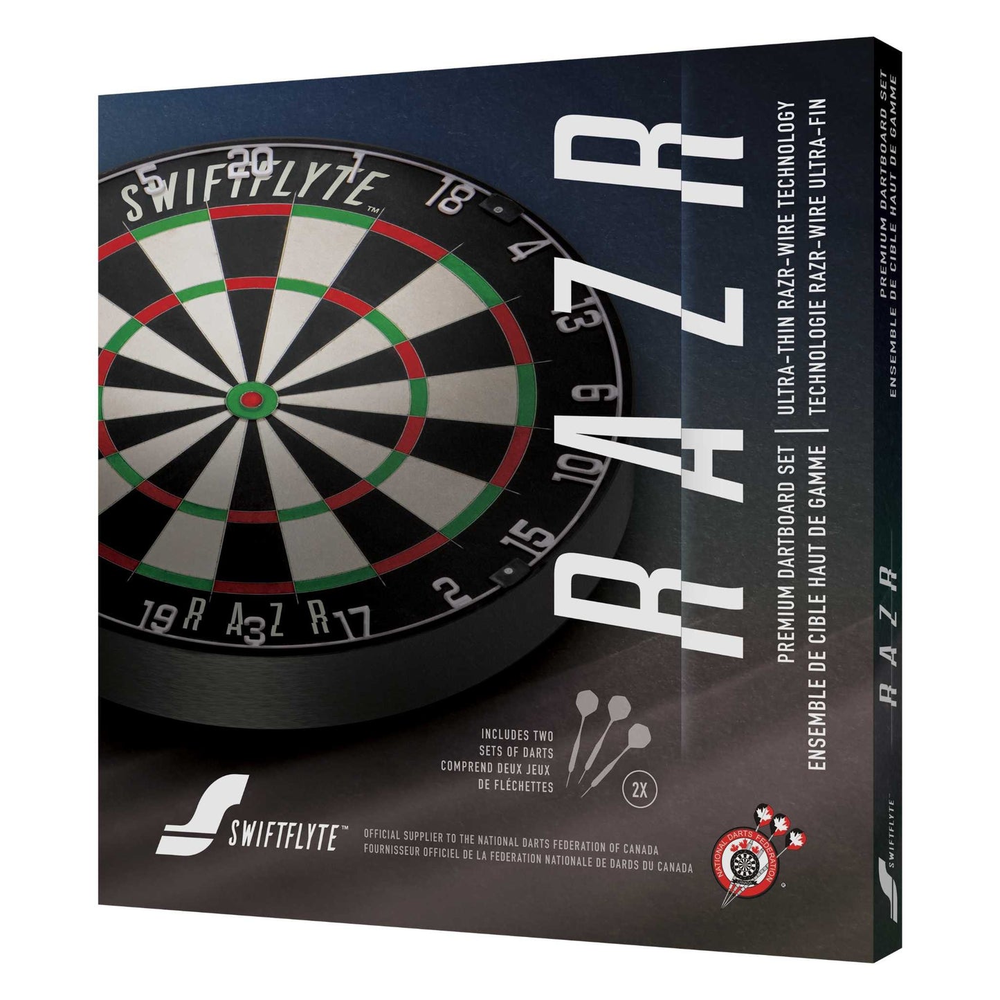 Swiftflyte RAZR Premium Dartboard Set