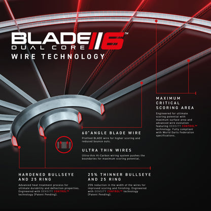 Winmau® Blade 6 Dual Core Dartboard