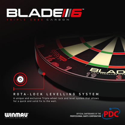 Winmau® Blade 6 Triple Core Carbon Dartboard