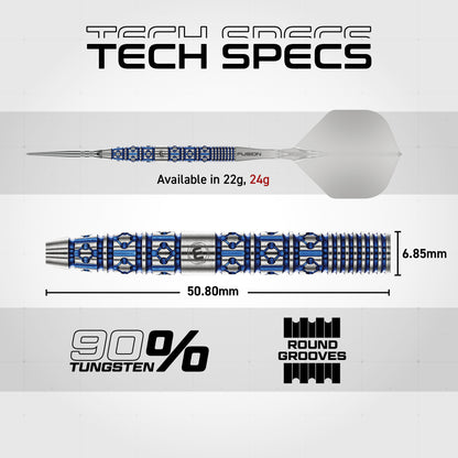 Winmau® Lunaris Switch Point 90% Tungsten Darts