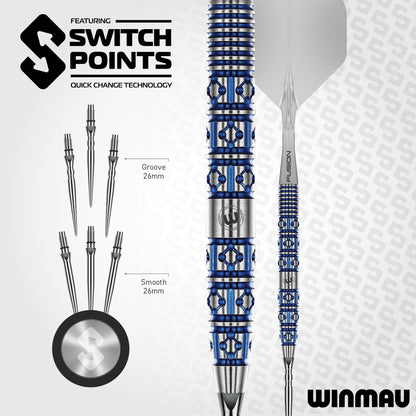 Winmau® Lunaris Switch Point 90% Tungsten Darts