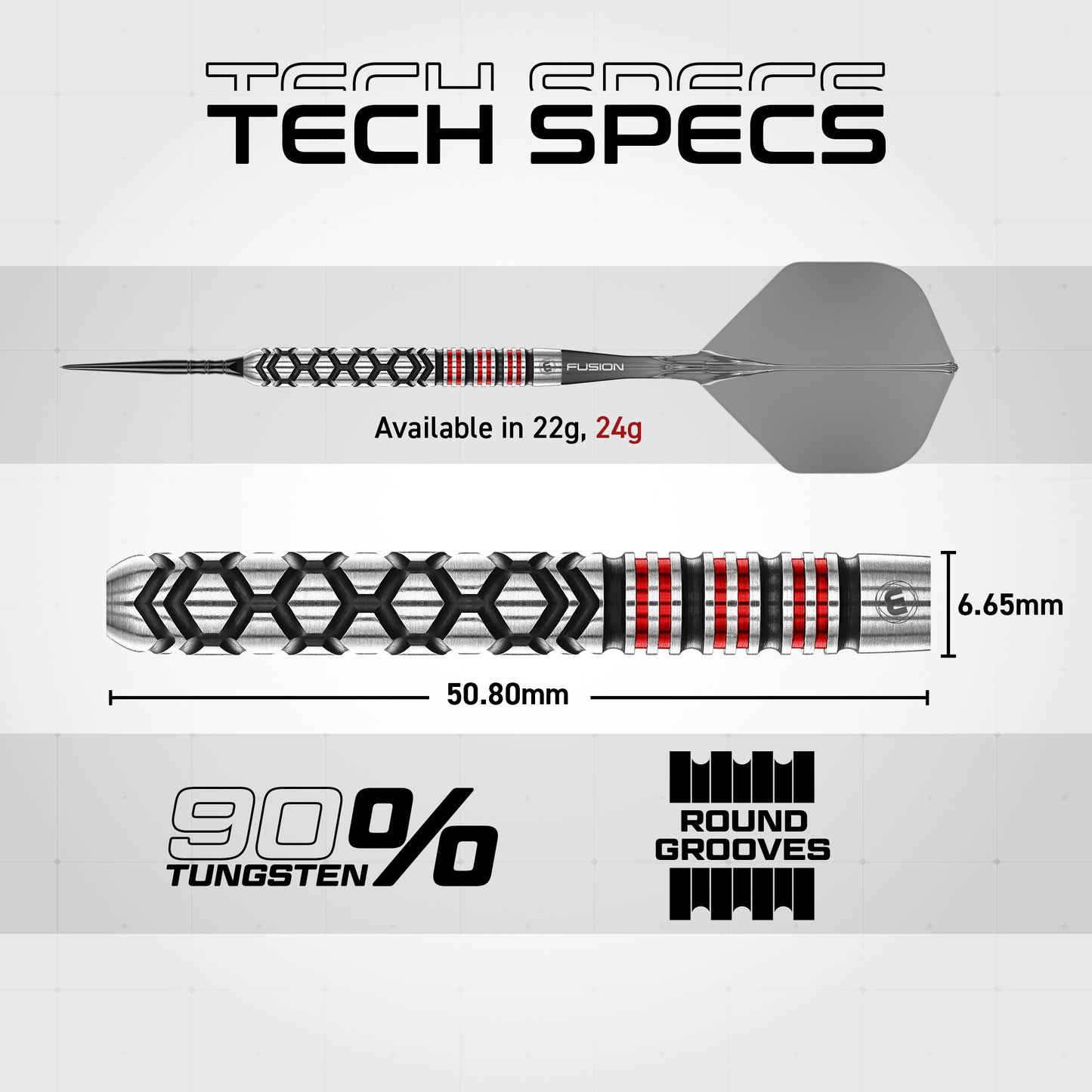 Winmau® Fornax Switch Point 90% Tungsten Darts