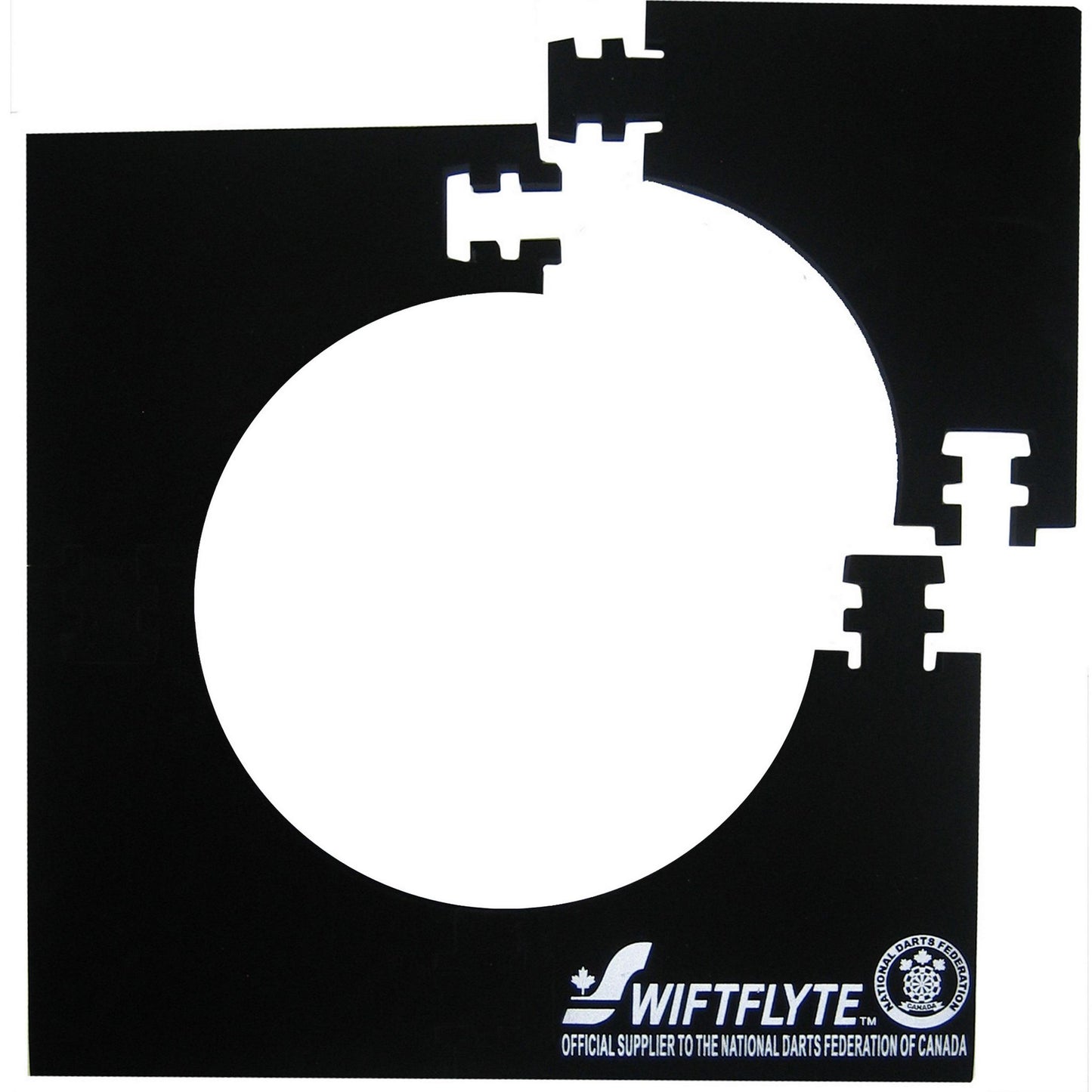 Swiftflyte™ NDFC Dartboard Surround, Square Interlocking, 4-pc