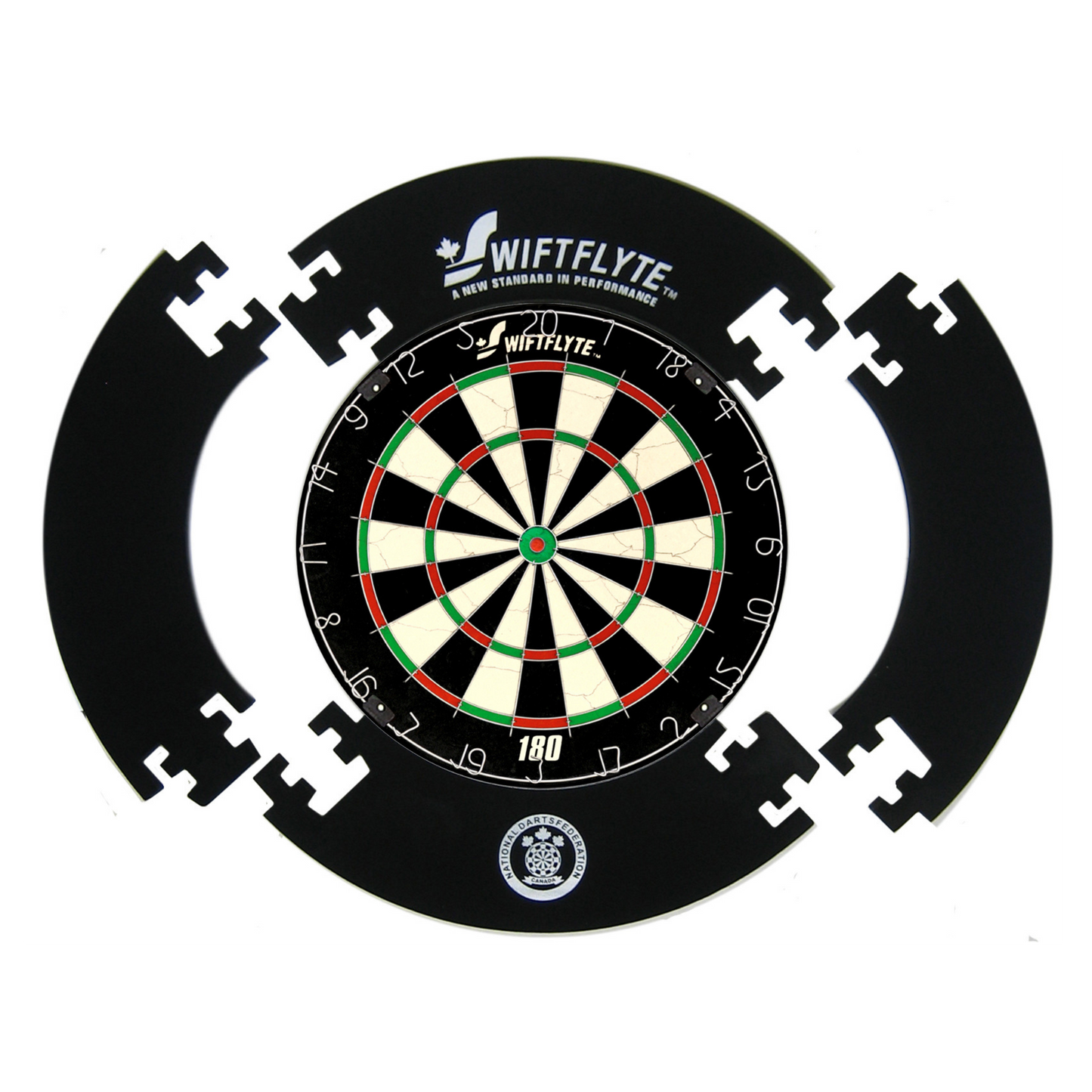 Swiftflyte™ NDFC Dartboard Surround, Circular Interlocking, 4-pc