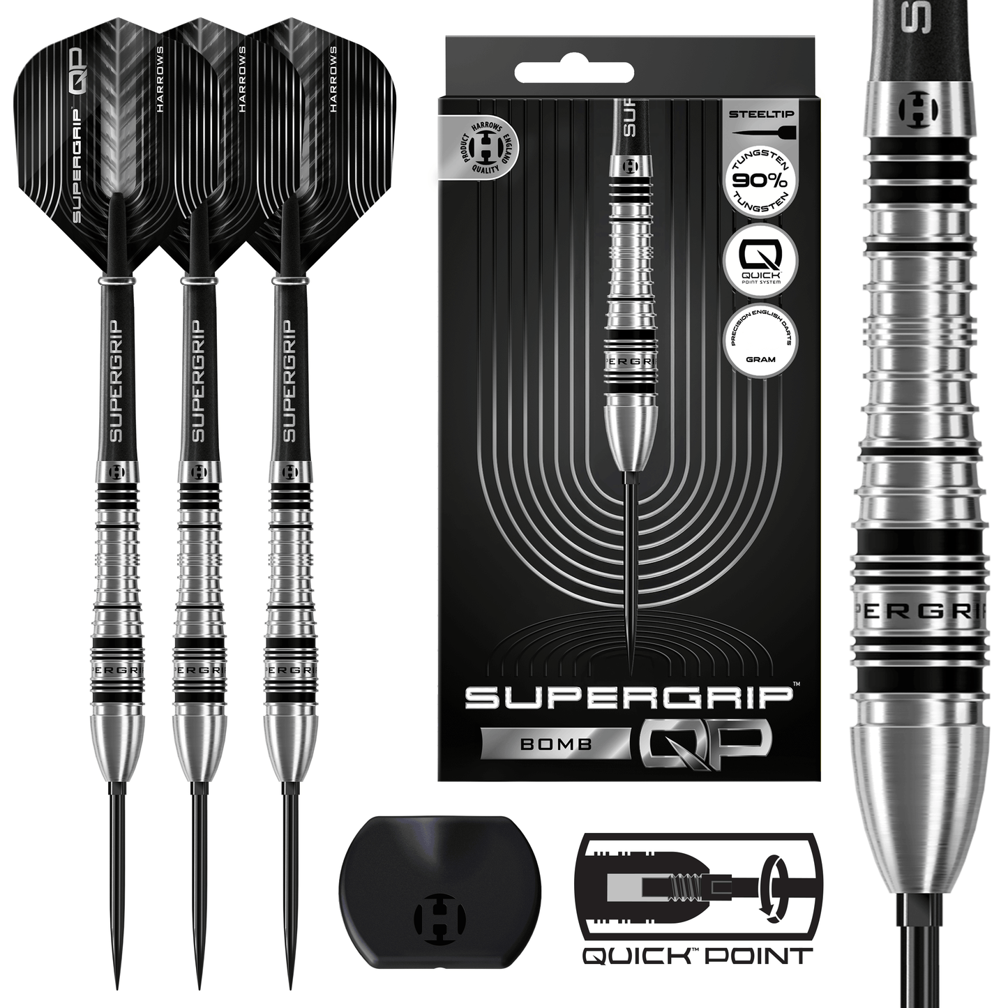 Harrows Supergrip QP 90% Quick Point Darts