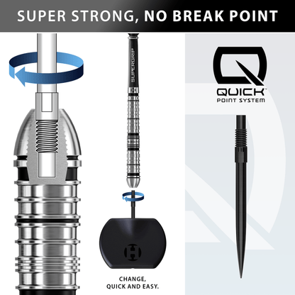 Harrows Supergrip QP 90% Quick Point Darts